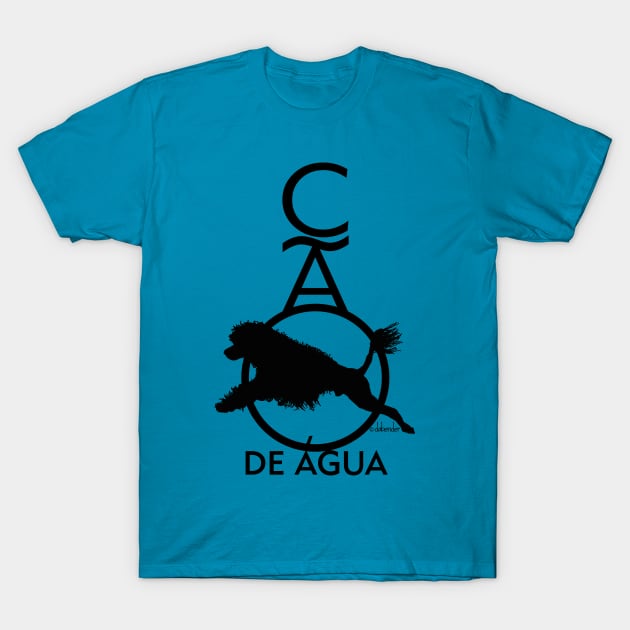 Portuguese Water Dog Diving Cao de Agua T-Shirt by avondalealley